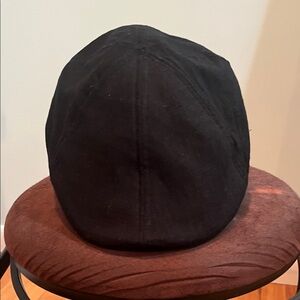 Black Newsboy Cap